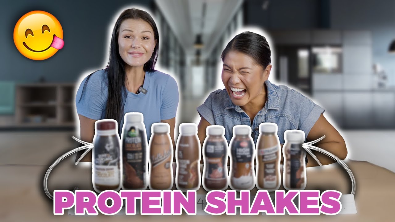 KEND DIN PROTEIN SHAKE: blind tester shakes med SHAKE-Queen! 🍫💪