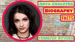 Celebrity Anya Chalotra Biography and Facts | Cast The Witcher Net Worth