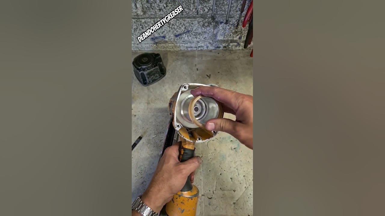 Replacing a leaking trigger on a Stanley Bostitch F28WW air gun. 