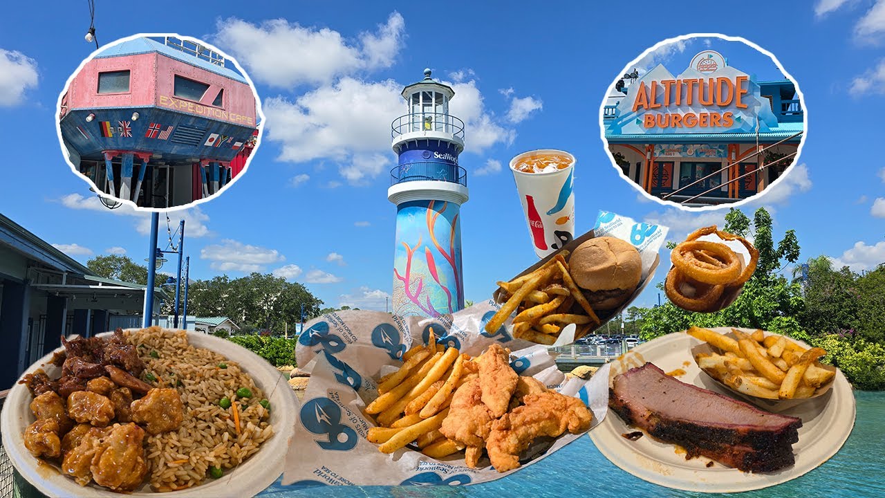 Is SeaWorld All Day Dining Worth It? | We Ate At EVERY Restaurant! (Almost)
