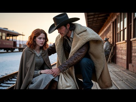 Mail-Order Bride Sat Shivering on the Platform, Until the Cowboy Covered Her With His Coat