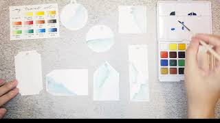 Simple Watercolour Gift Tags for Teacher’s Day