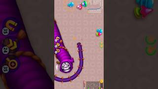 Worm zone #shortsfeed #worm #wormszone #slithersnake #cacingbesaralaska #shortsfeed #games