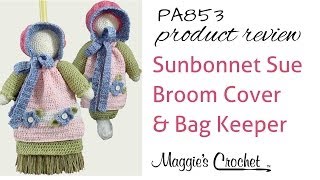 Sunbonnet Sue Broom Cover and Bag Keeper Crochet Pattern Product Review PA853 screenshot 4