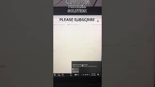 LAPTOP WIFI PROBLEM SOLUTION 2025