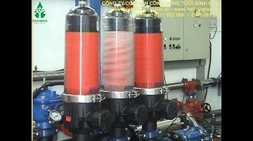 kiểm tra chất lượng lọc bộ lọc đĩa tự động Helix System