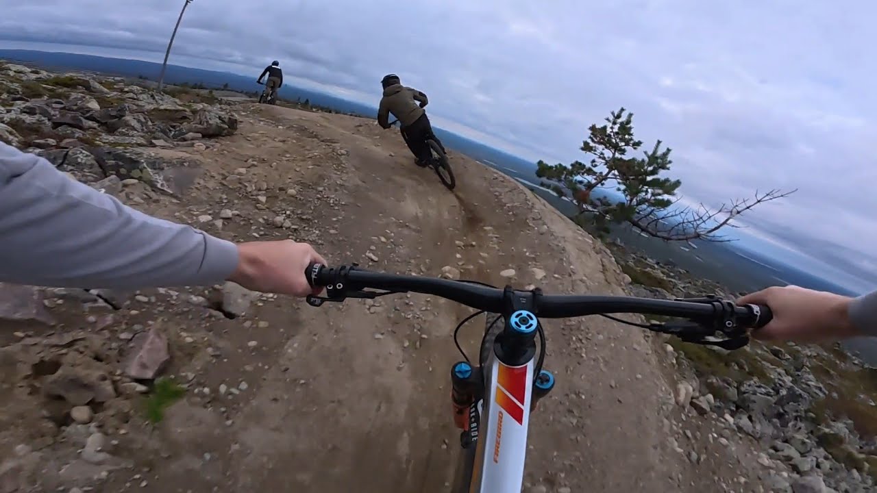 Fresh revamp Green trail at Levi Bike Park !