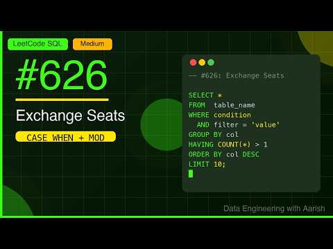 Leetcode 626 Exchange Seats