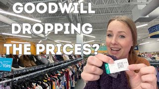 Goodwill Is Dropping Their Prices?!! Crazy Pricing News From My Local Goodwill