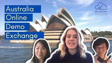 BlueSky Education Australia Student Exchange Demo Promo Video