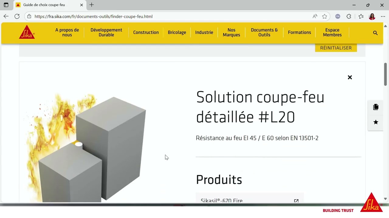 Tuto : Comment utiliser le guide de choix pour la gamme coupe-feu ?
