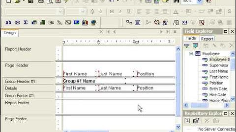Crystal Reports Tutorial Managing Groups Business Objects Training Lesson 7.3