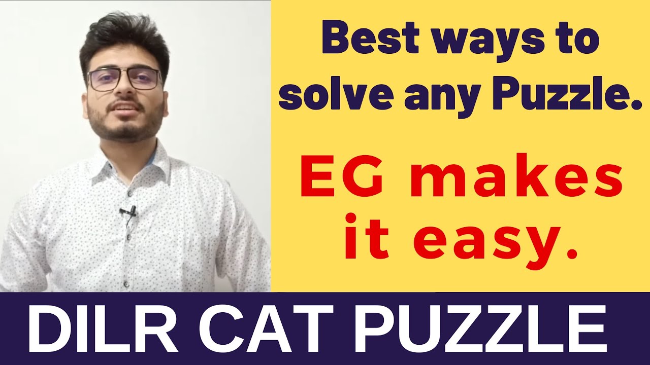 DILR puzzles for CAT Best ways to deal any puzzle for CAT 2020 YouTube
