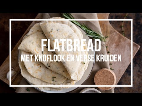 Knoflook & Kruiden flatbread | OhMyFoodness