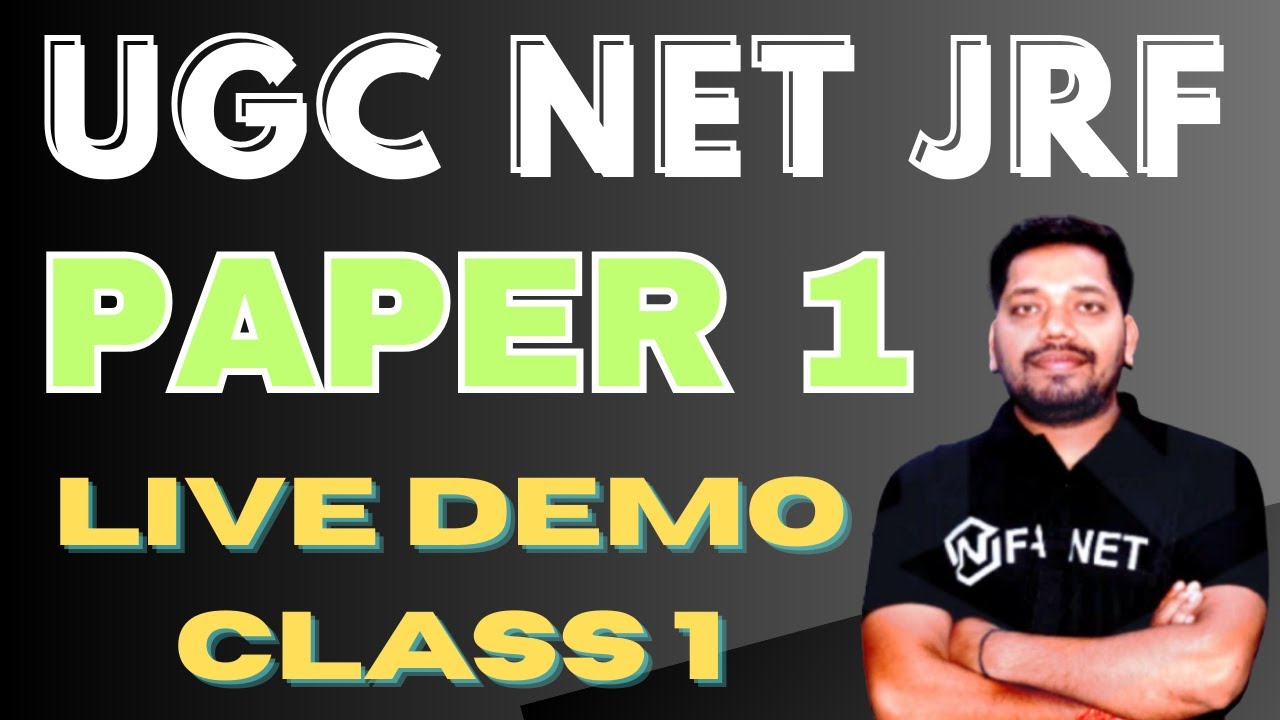 UGC NET JRF December 2025 Teaching Aptitude | Live Demo Class 1 | Net ...