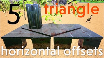 new horizontal offsets with triangles | Ark: Survival Evolved 159