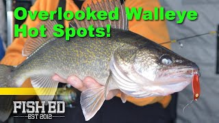 Overlooked Walleye Ice Fishing Hot Spots – Fish Ed