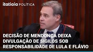 MENDONÇA REJECTS TSE INTERVENTION IN THE DISCLOSURE OF LULA AND FLÁVIO BOLSONARO’S PRIVATE RECORDS