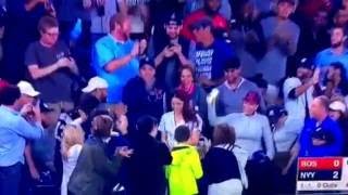 Guy Drops Ring Mid-Proposal at Yanks Game