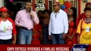 Entrega de viviendas para comunidades indígenas en el estado Zulia
