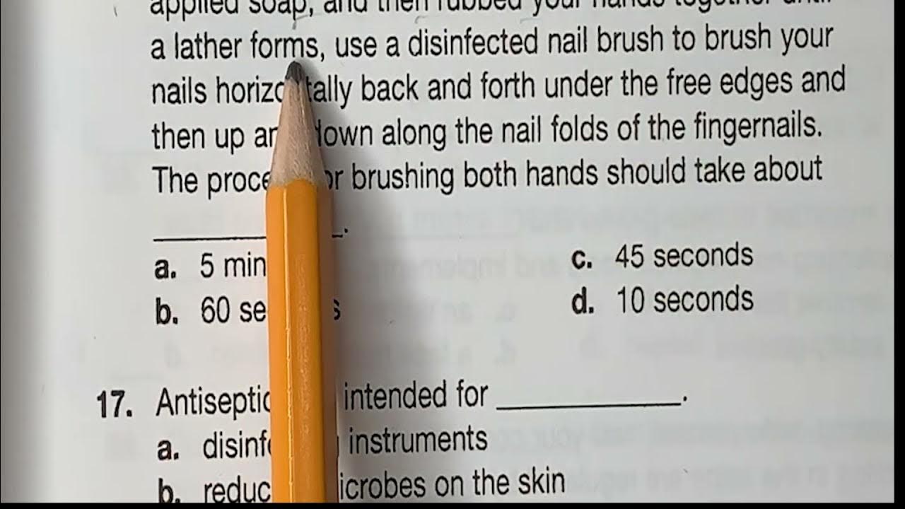 Cosmetology Written Exam Review Chapter 5 Infection Control Principles