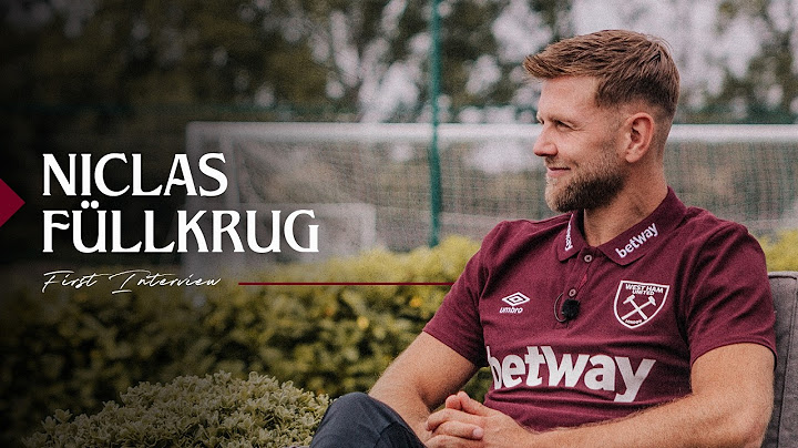 "I Can't Wait to Celebrate with the Fans" | Niclas Füllkrug's First Interview as West Ham Player ⚒