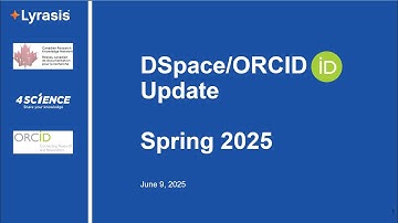 DSpace ORCID Update Call - Spring 2025