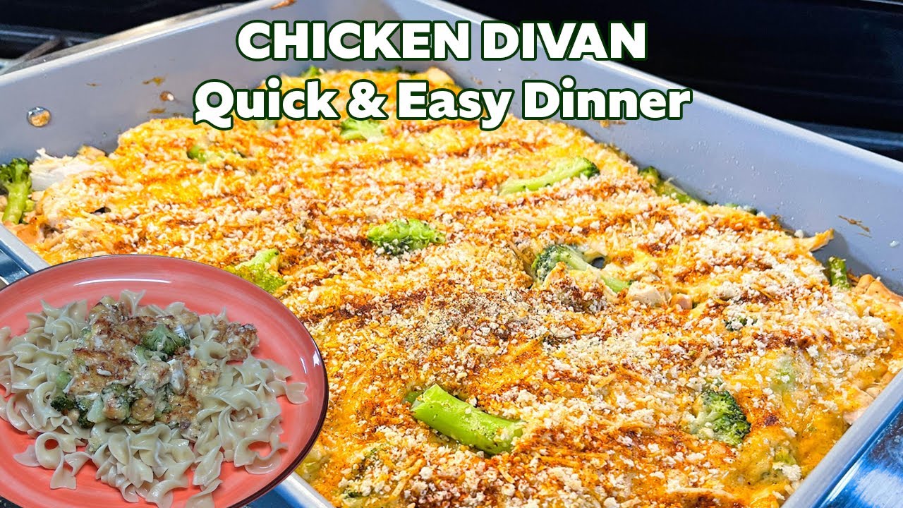 Quick & Easy CHICKEN DIVAN Dinner Idea - YouTube