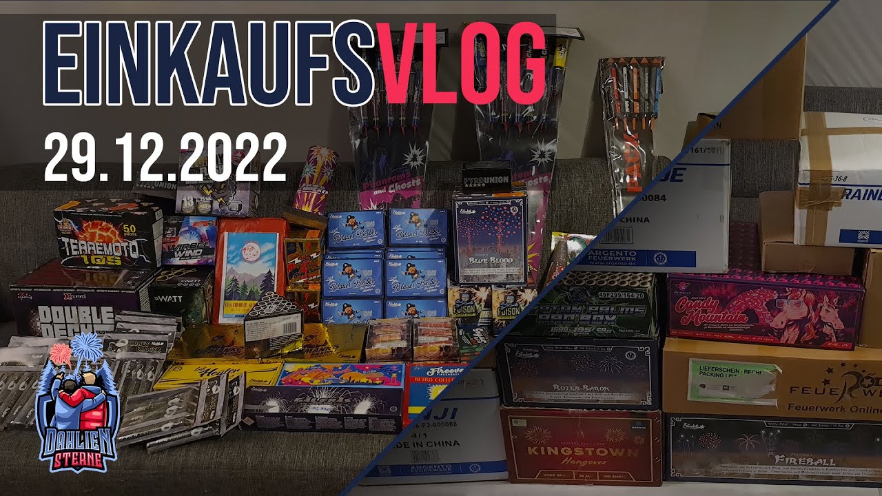 SILVESTER EINKAUFSVLOG 2022/23 | Röder, PyroNews, PyroInGermany etc