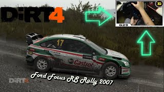 Ford Focus RS Rally 2007 - Dirt 4 | Logitech G29 + Shifter  Gameplay 1440p HD