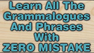 Learn All Grammalogues And Phrases With ZERO MISTAKE