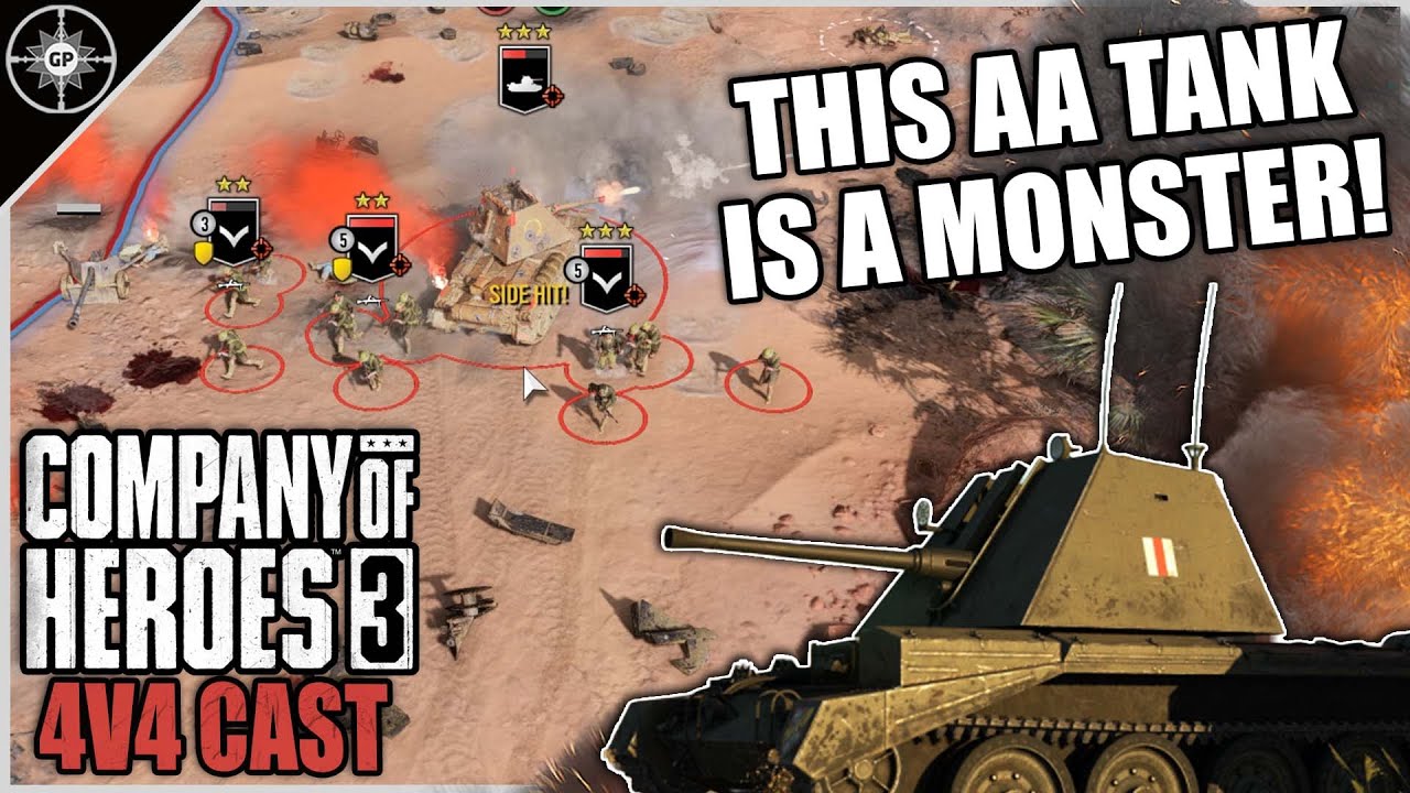 Отправляясь в крестовый поход с AA | Алам Эль-Хальфа 4 на 4 | CoH3 Cast 2.0 #82