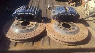 C5 Corvette Front Brake Caliper And Rotor Set - Sold