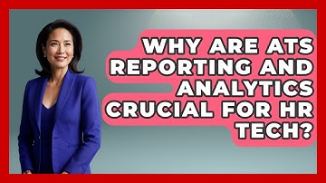 Why Are ATS Reporting And Analytics Crucial For HR Tech? - Legal And HR SaaS Stack