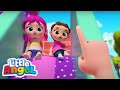 Be Safe at the Bounce House | Little Angel | Kids Cartoon Show | Toddler Songs | Healthy Habits