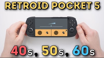 Retroid Pocket 5 Emulating The First Ever Video Games
