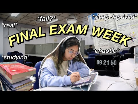 MBBS 3rd year FINAL EXAM WEEK💌-  back to back exams, lots of studying, pulling all nighter