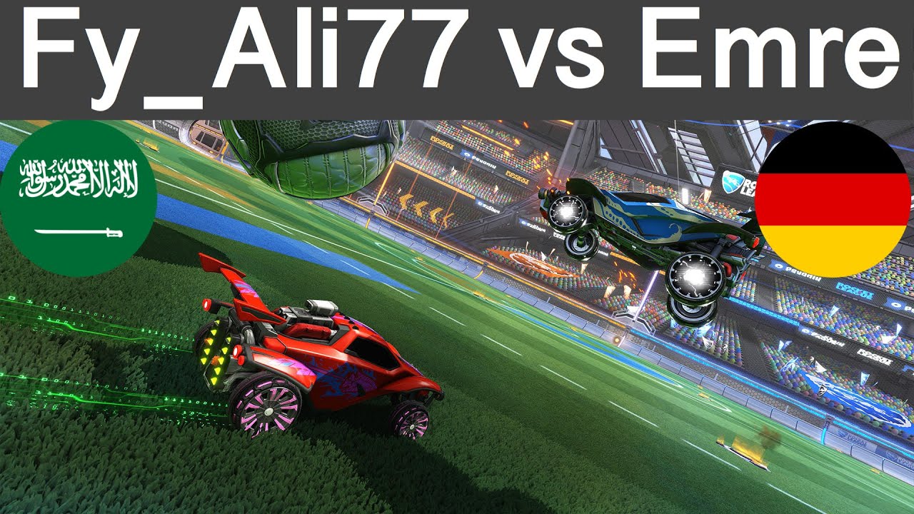 Fy_Ali77 (Rank 11) vs Emre (Rank 52) 1v1 Showmatch - $50 - Rocket League | فهد ضد امري - روكيت ليق