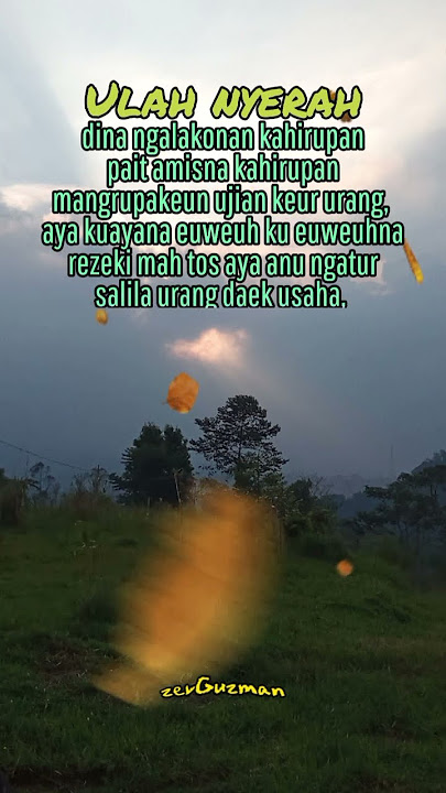 pepeling sunda#kahirupan#pejuangrupiah