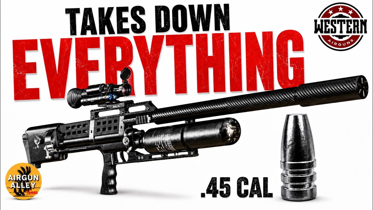 ULTRA-POWER SEMI-AUTO AIRGUN | Western Rattler 45 LONG STRIKE
