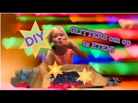 DIY - Maak je eigen eetbare glitters