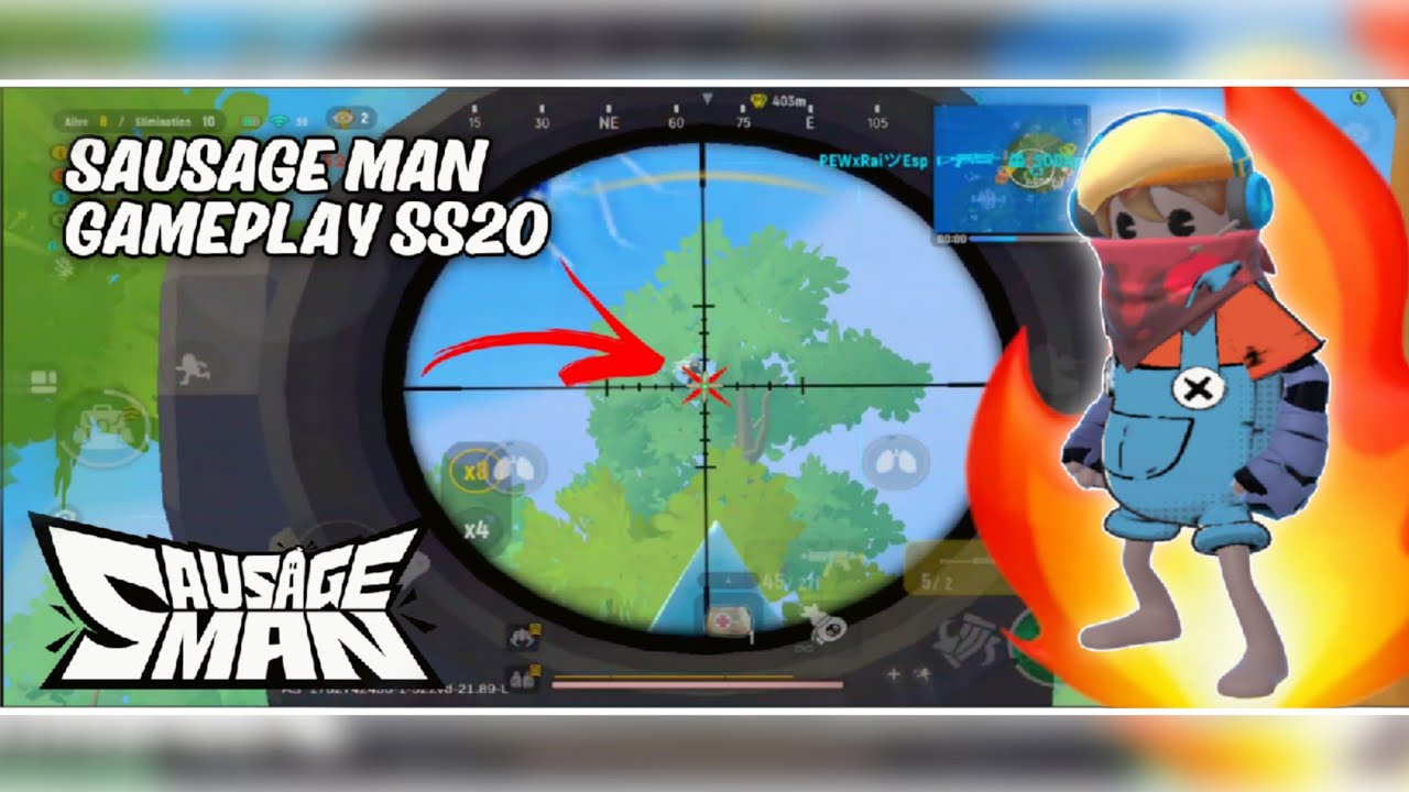 HEADSHOT MACHINE 💥 SS20 GAMEPLAY | SAUSAGE MAN