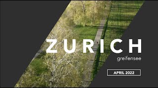 Zürich Greifensee April 2022 - Drone Shots, Sunset 4K Uhd