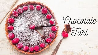 Silkiest Chocolate Ganache Tart