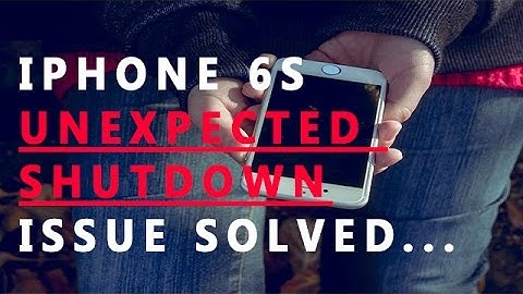 iPhone 6s unexpected shutdown Issue Solved(Just a Battery issue- Replace it for Free)