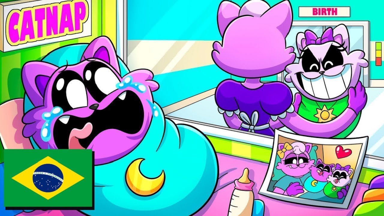 CATNAP GÊMEOS: SEPARADOS NA INFÂNCIA?! - Poppy Playtime Animação