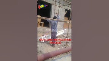 installing grc gfrc moulding jali process #gfrc #grc #column #jali #jaali #cornice #capital