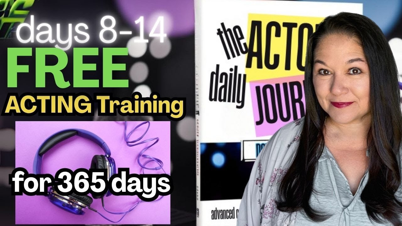 daily acting exercises🎬 Week 2 is Here!🎭 (The Actors Daily Journal - My MFA in Your Pocket)