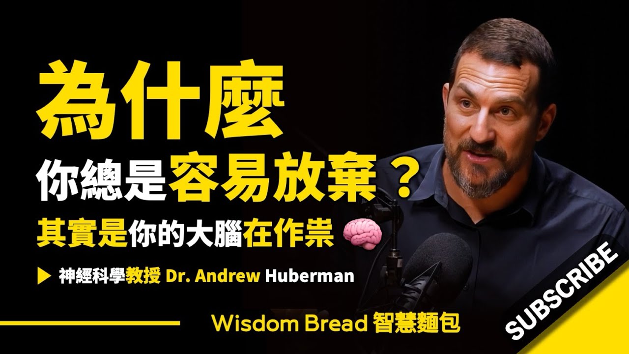 爲什麼你總是容易放棄？ ► 其實是你的大腦在作祟 – Dr. Andrew Huberman 安德魯．胡伯曼博士（中英字幕）
