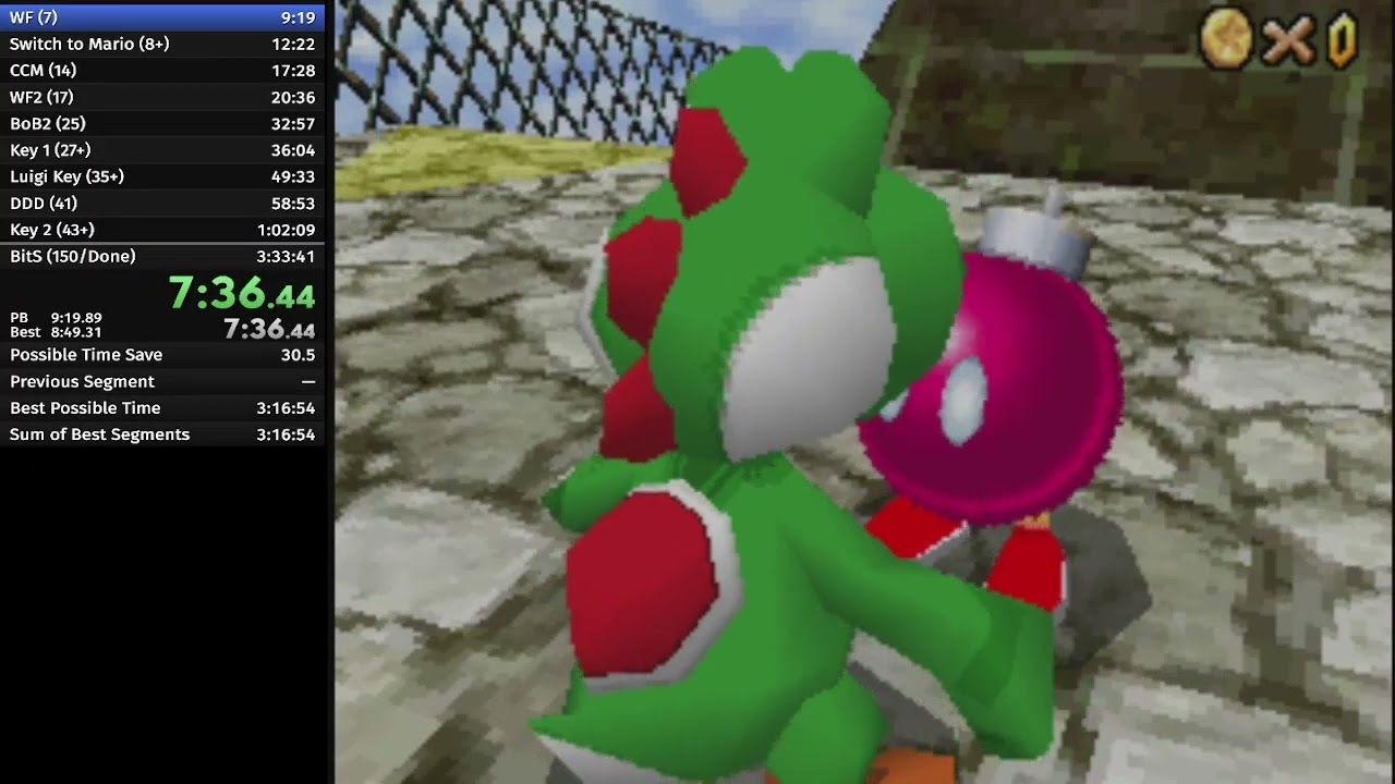 The annual tradition of derusting SM64DS by doing a 150 star run